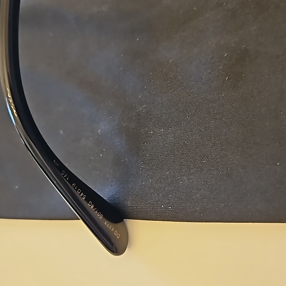 Dolce & Gabbana Black and Gold Sunglasses with Box, Case, Pouch,Care Booklet - Picture 5 of 13